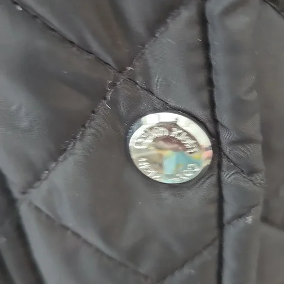 Calvin Klein Women's Quilted Black Hooded Jacket - Picture 12 of 16